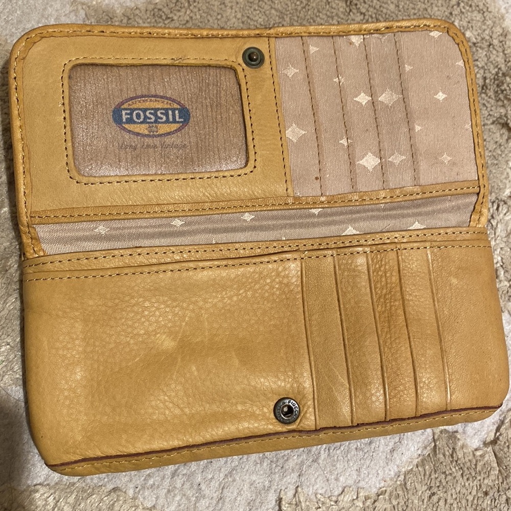Fossil Leather Wallet / Pouch - Picture 4 of 11
